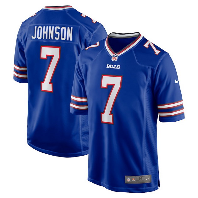 mens nike taron johnson royal buffalo bills game jersey